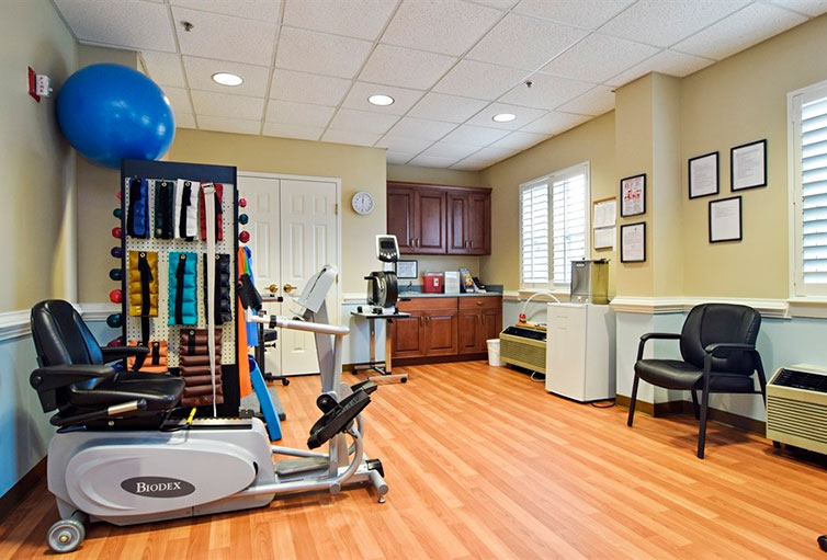 Gym at Charter Senior Living of Newport News